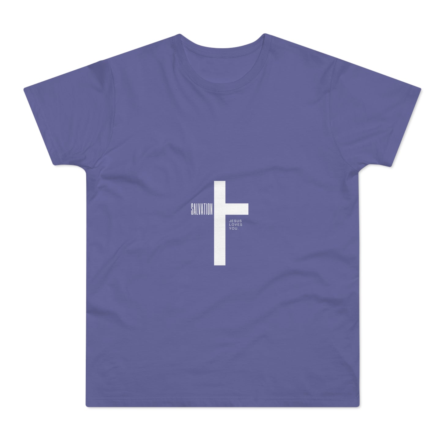 Minimalist Cross Graphic Men's T-Shirt - Faith-Inspired Tee