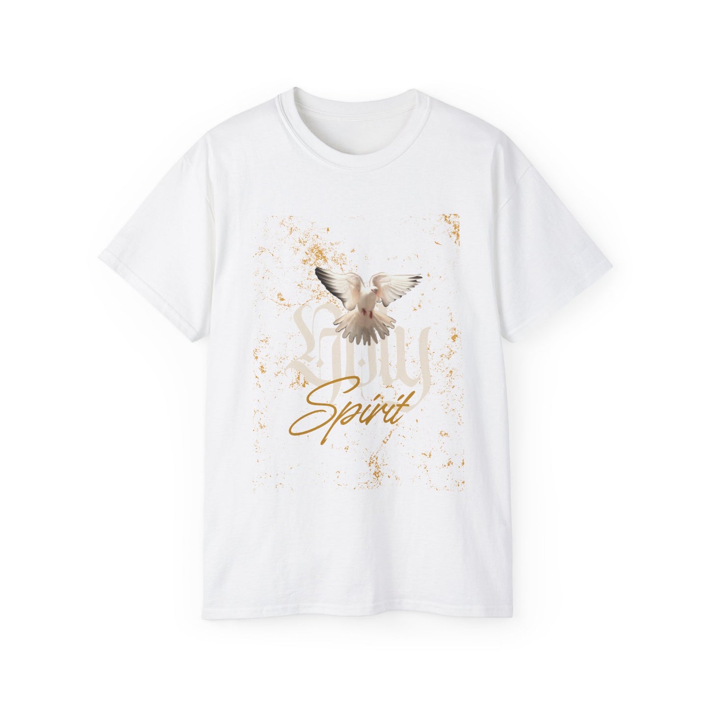 Unisex Ultra Cotton Tee - ''Spirit'' Dove Design for Peaceful Vibes