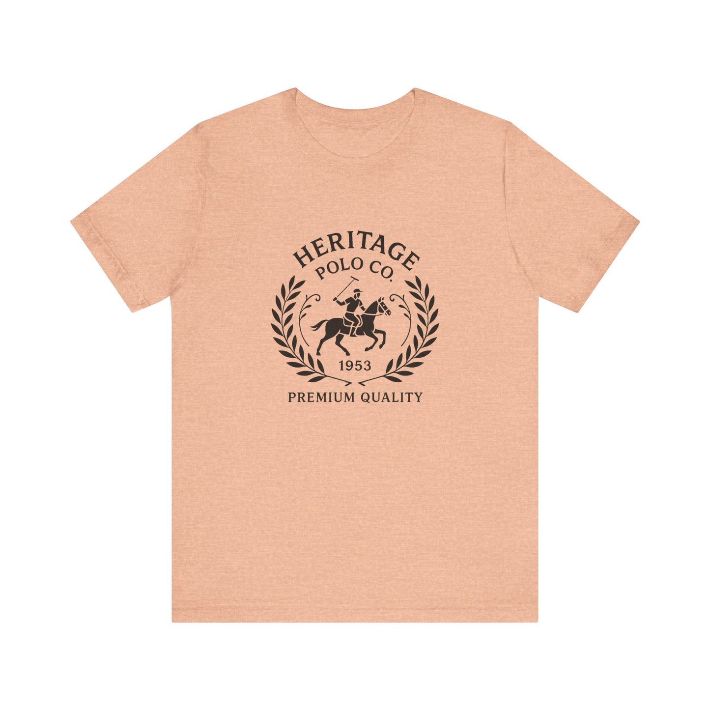 Heritage Polo Co. Unisex Jersey Tee - Premium Quality Casual Shirt