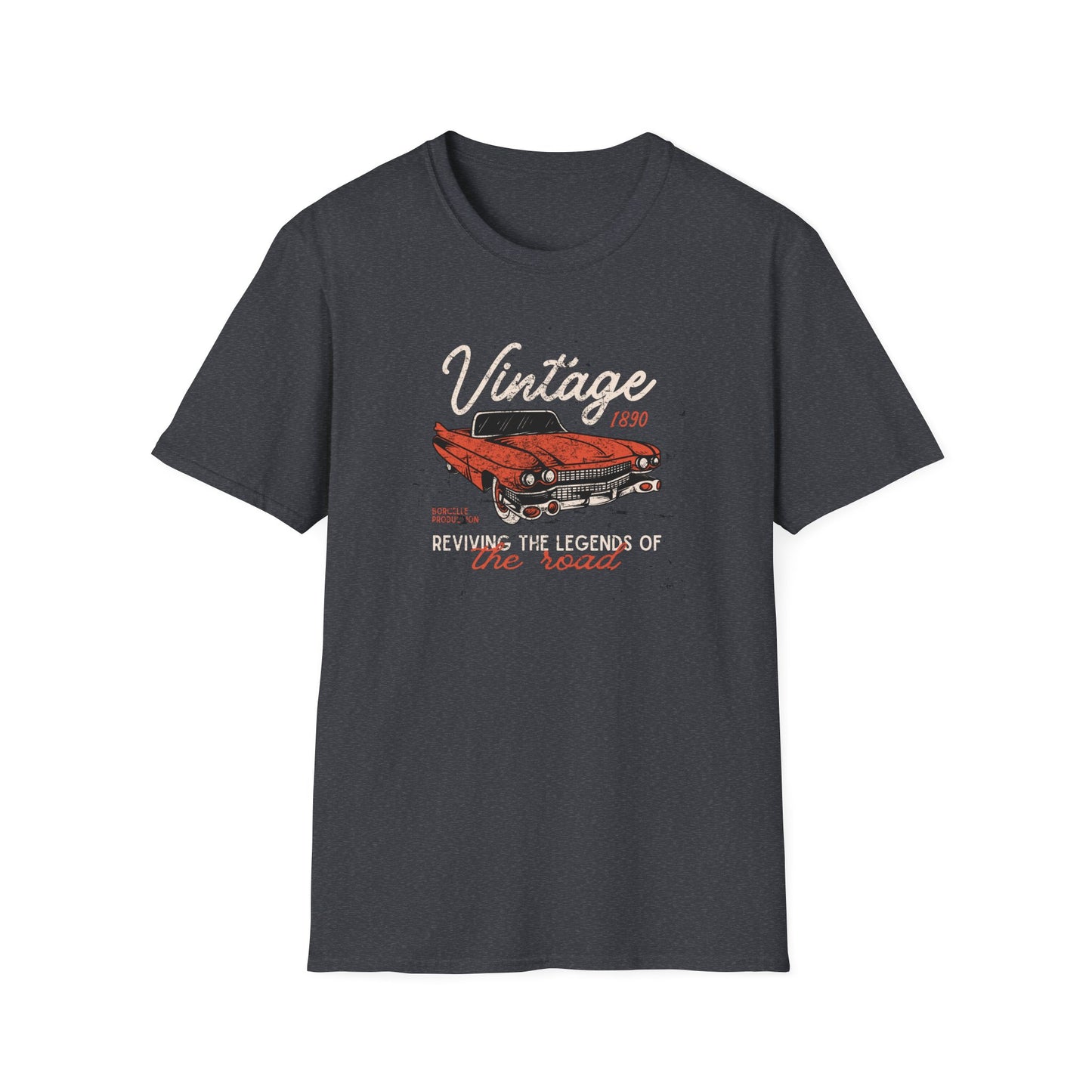 Vintage Car Unisex Softstyle T-Shirt - Perfect for Auto Enthusiasts