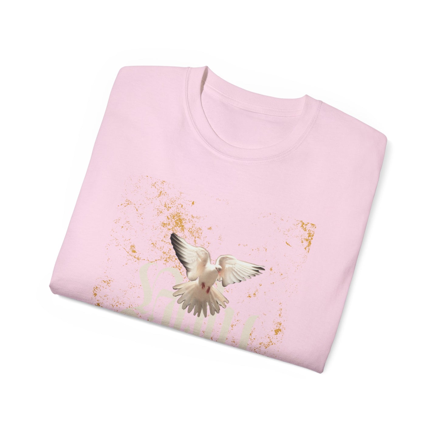 Unisex Ultra Cotton Tee - ''Spirit'' Dove Design for Peaceful Vibes