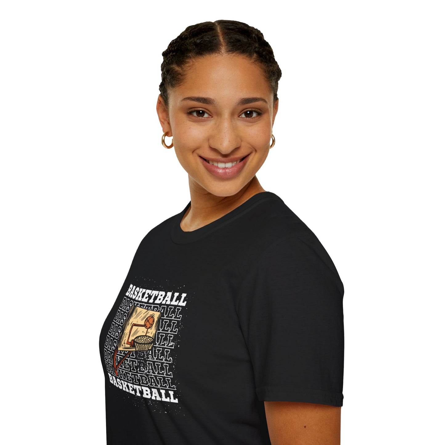 Basketball Graphic Unisex Softstyle T-Shirt - Perfect for Sports Fans