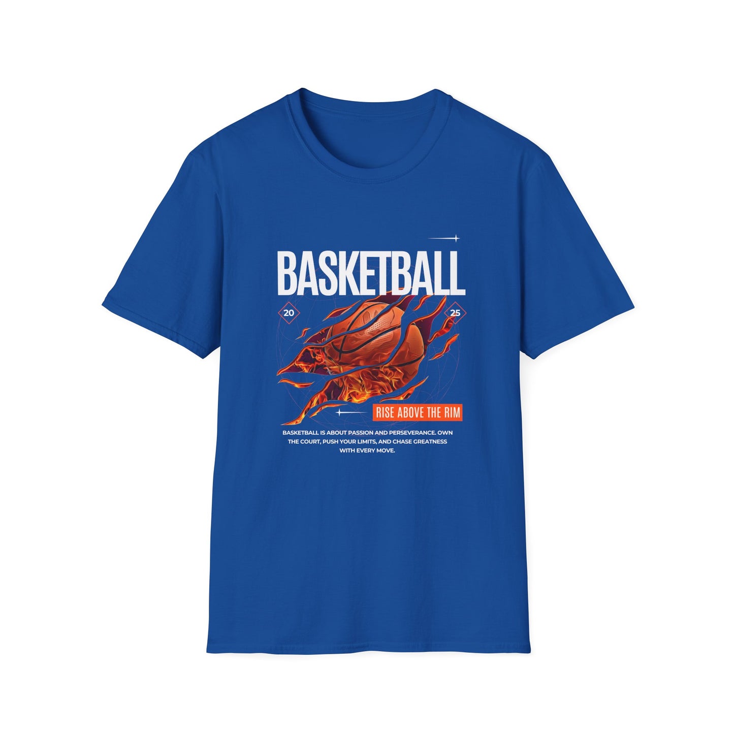 Basketball Inspiration Unisex Softstyle T-Shirt - Rise Above the Rim