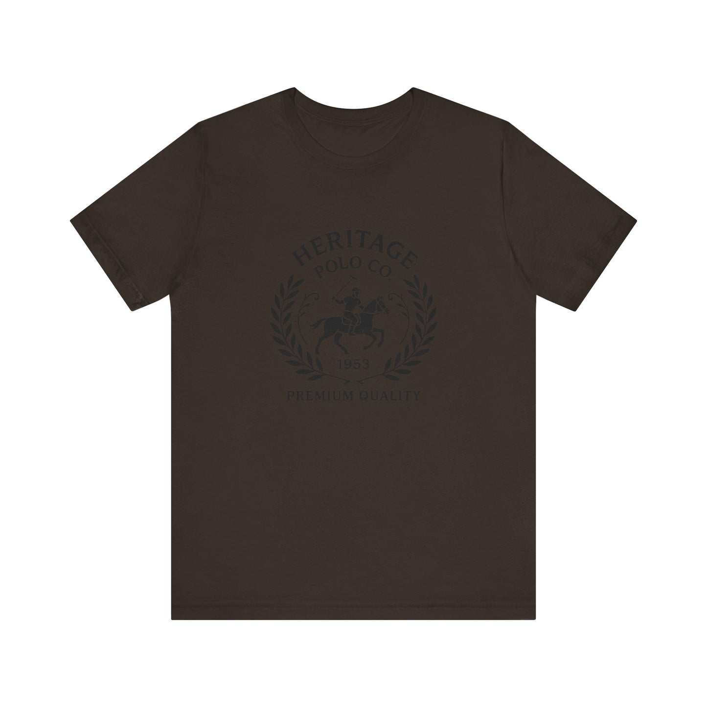 Heritage Polo Co. Unisex Jersey Tee - Premium Quality Casual Shirt