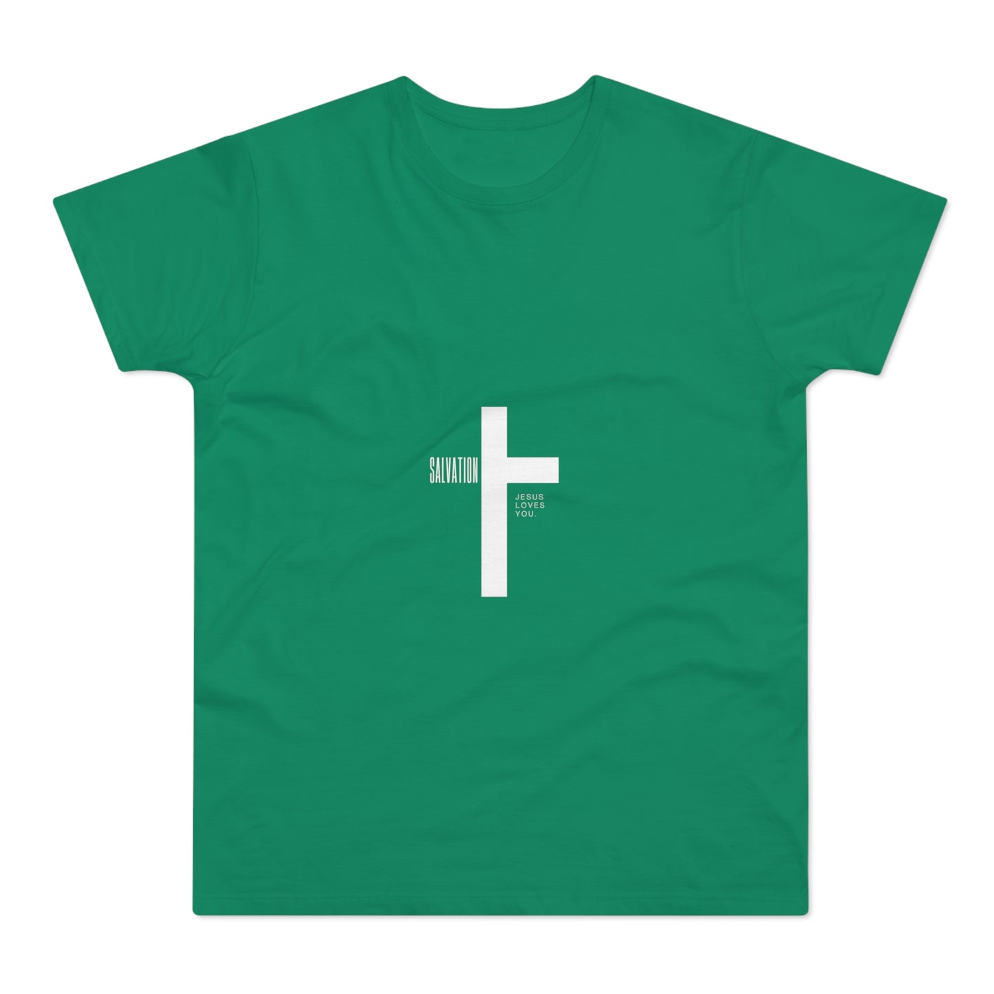 Minimalist Cross Graphic Men's T-Shirt - Faith-Inspired Tee