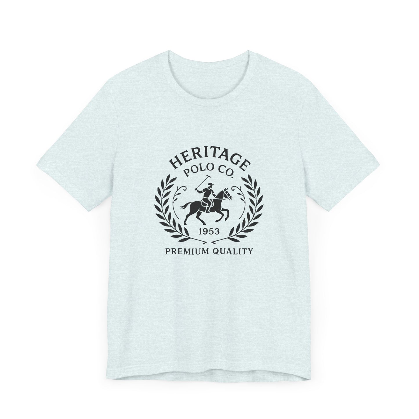 Heritage Polo Co. Unisex Jersey Tee - Premium Quality Casual Shirt