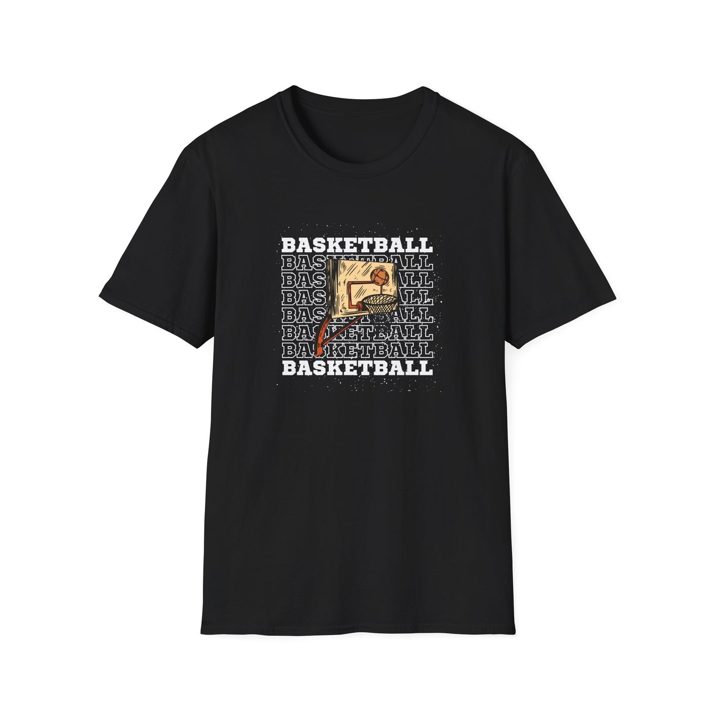 Basketball Graphic Unisex Softstyle T-Shirt - Perfect for Sports Fans