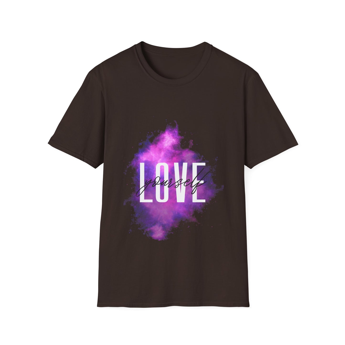 Love Yourself Unisex Softstyle T-Shirt - Motivational Graphic Tee for Self-Care and Positive Vibes