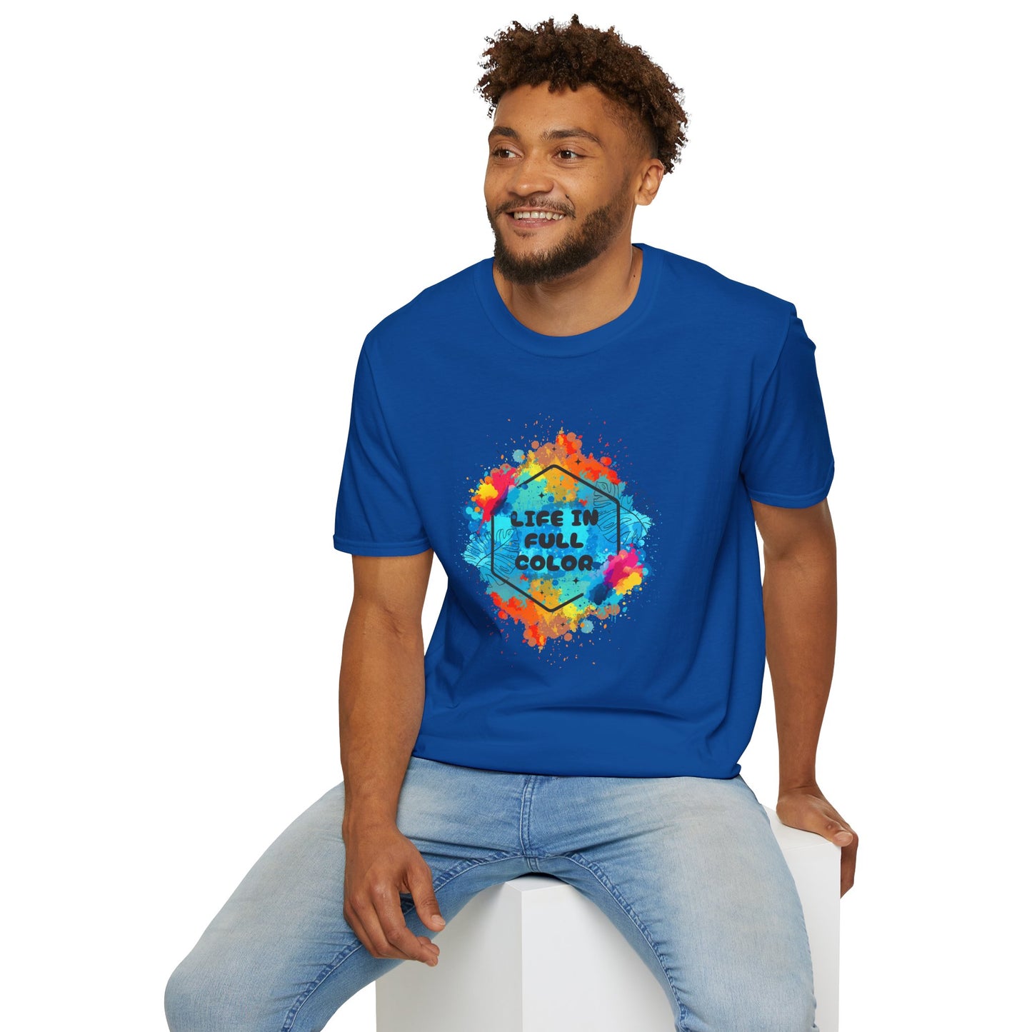 Vibrant Life in Full Color T-Shirt for Every Occasion