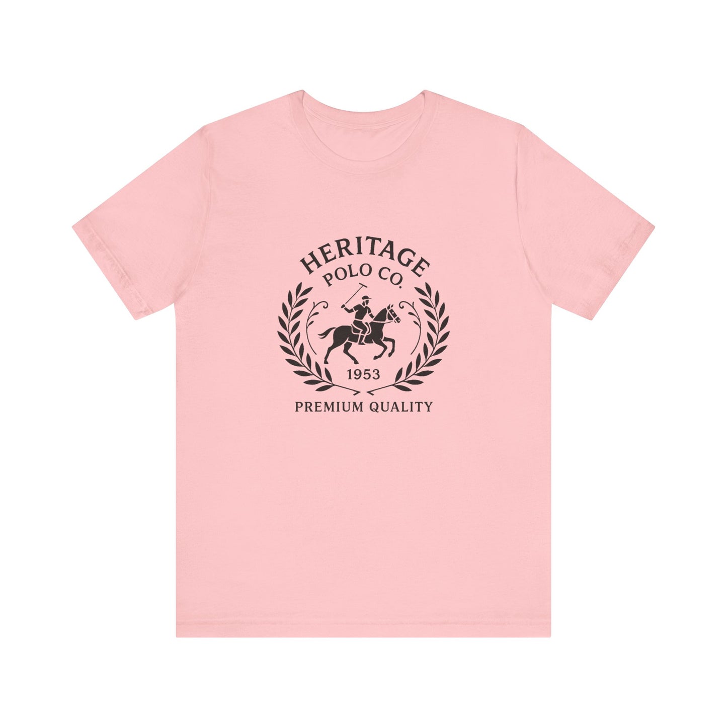 Heritage Polo Co. Unisex Jersey Tee - Premium Quality Casual Shirt
