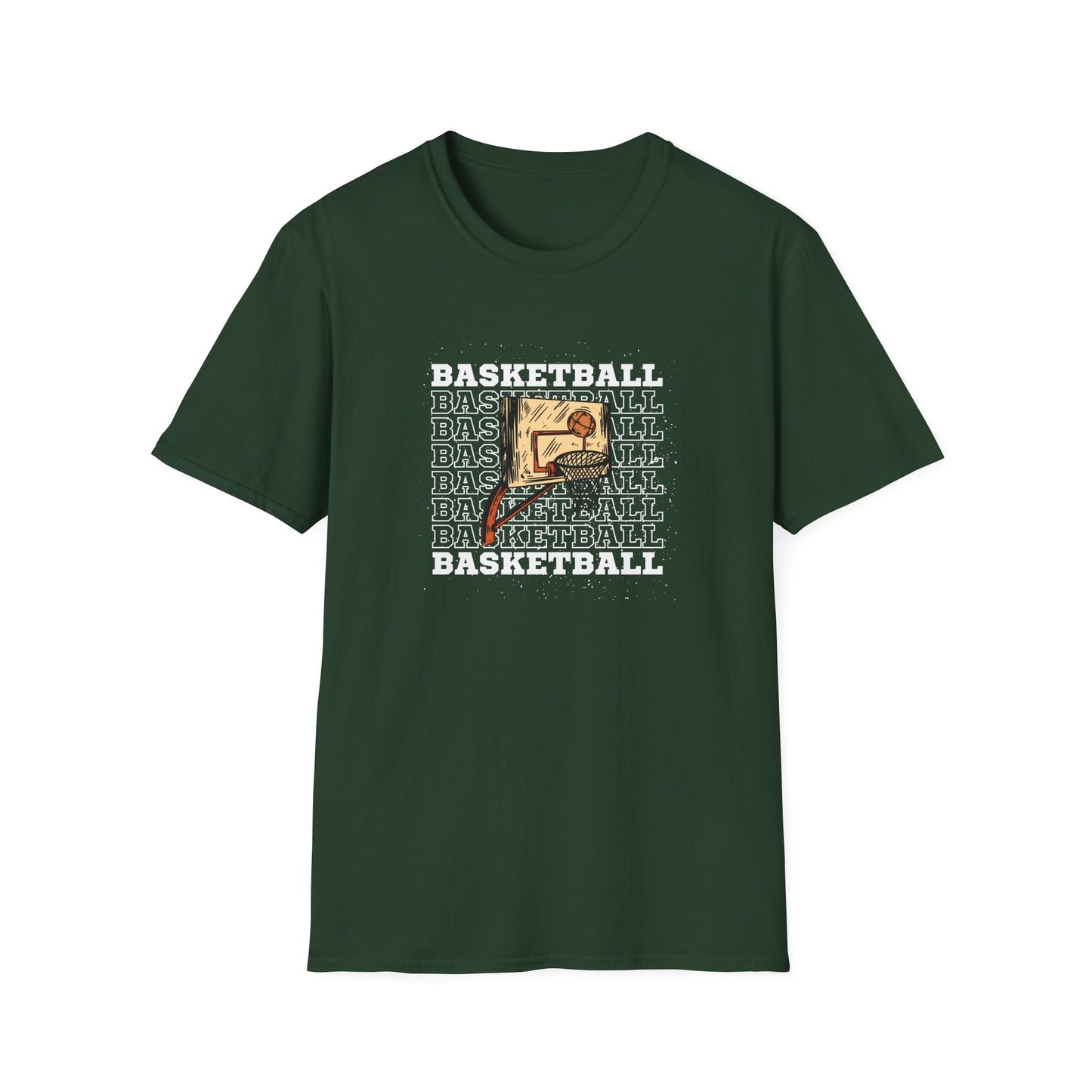 Basketball Graphic Unisex Softstyle T-Shirt - Perfect for Sports Fans