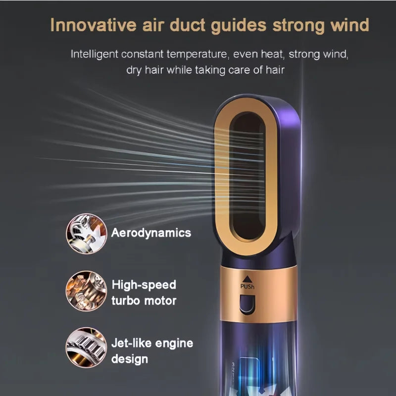 Hair dryer 5-in-1 hair dryer hair dryer detachable hot air comb hair control styling device, professional home styling tool