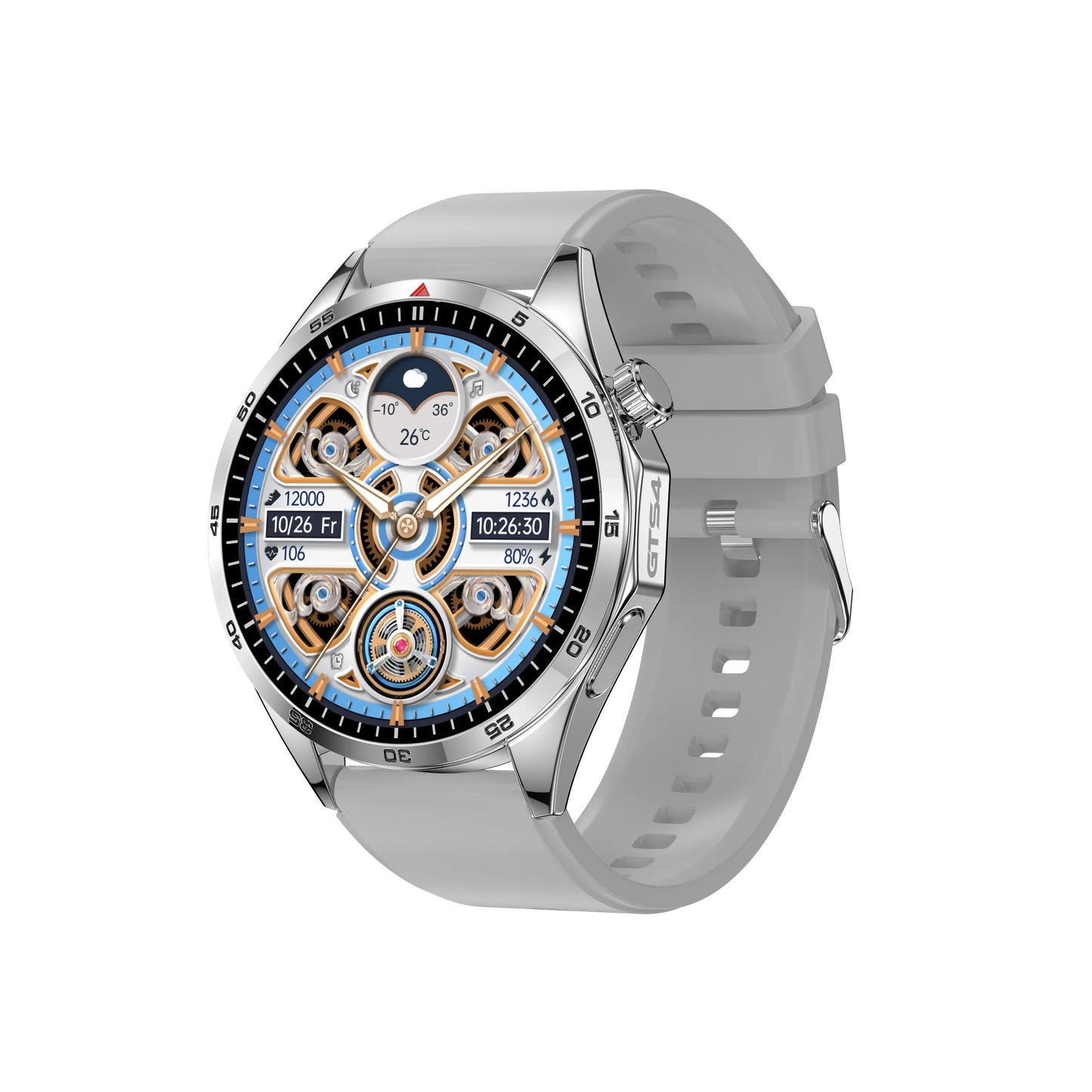 Smart Watch Men 1.53 HD Screen 360*360 Bluetooth Call IP67 Waterproof  With 100+ Sport Codes Heart Rate Monitoring SmartWatch