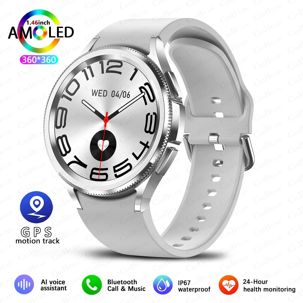 2024 New SmartWatch Men 360 * 360 HD Screen GPS Motion Tracking Waterproof Health Monitoring Bluetooth Call Smart Watch Women