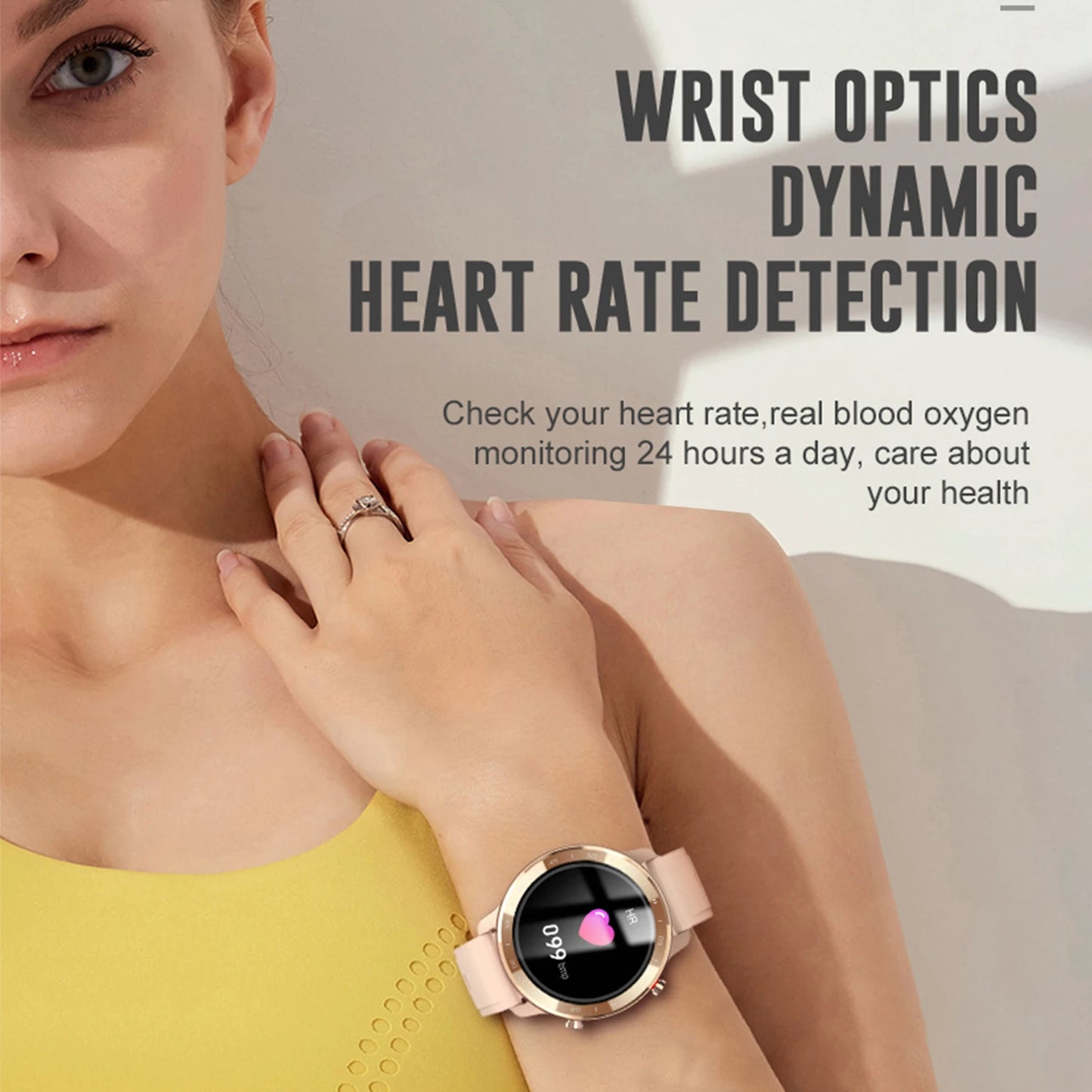 Smart Watch For Men Women HD Color Screen Full Touch Messages Push Heart Rate Monitor Sports Fitness Multi Function Smartwatch