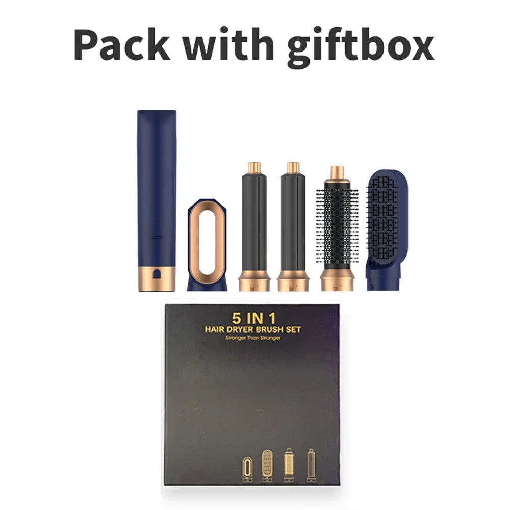 5 In1 Hair Straightener Hair Styler Curling Iron Hair Dryer Multi With Hair Brush Hairdryer For Hair Dryer Hair Multi Styler