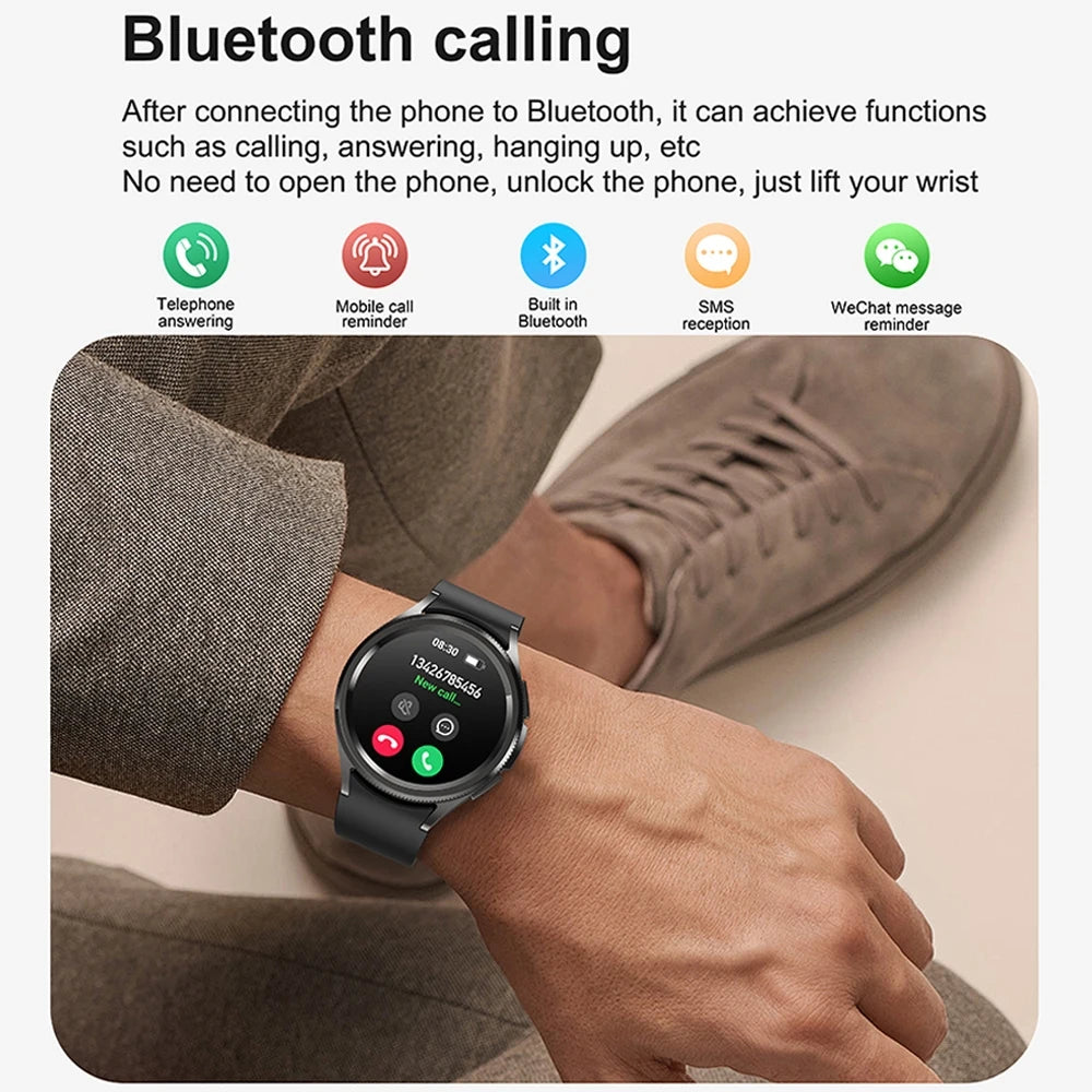 2024 New SmartWatch Men 360 * 360 HD Screen GPS Motion Tracking Waterproof Health Monitoring Bluetooth Call Smart Watch Women