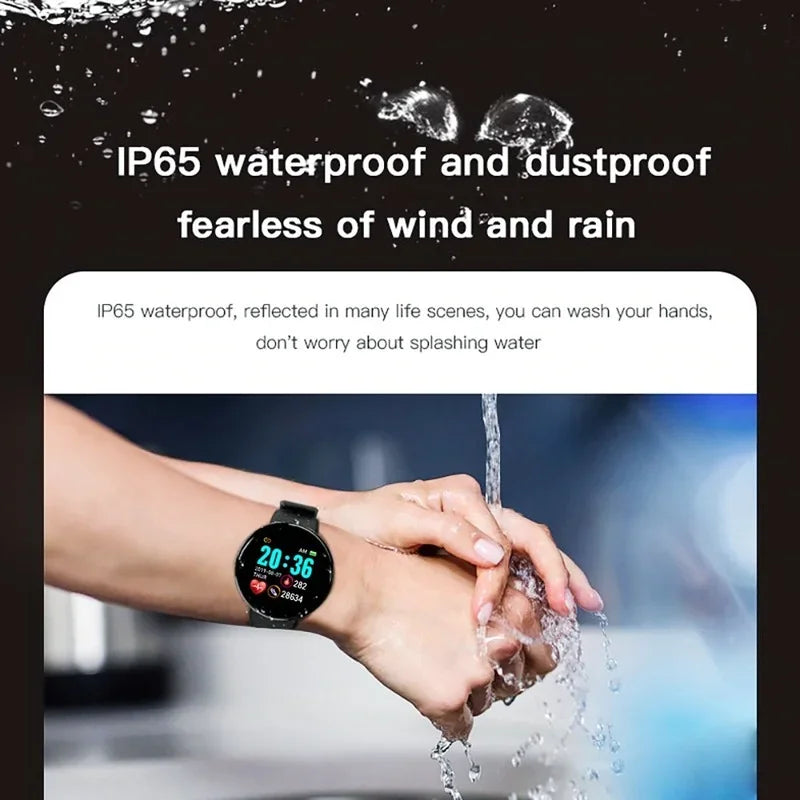 Smart Watch Men Smart Bracelet Smartwatch Waterproof Smart Touch Screen Smart Watch Woman Wartch Inteligente Bluetooth d18