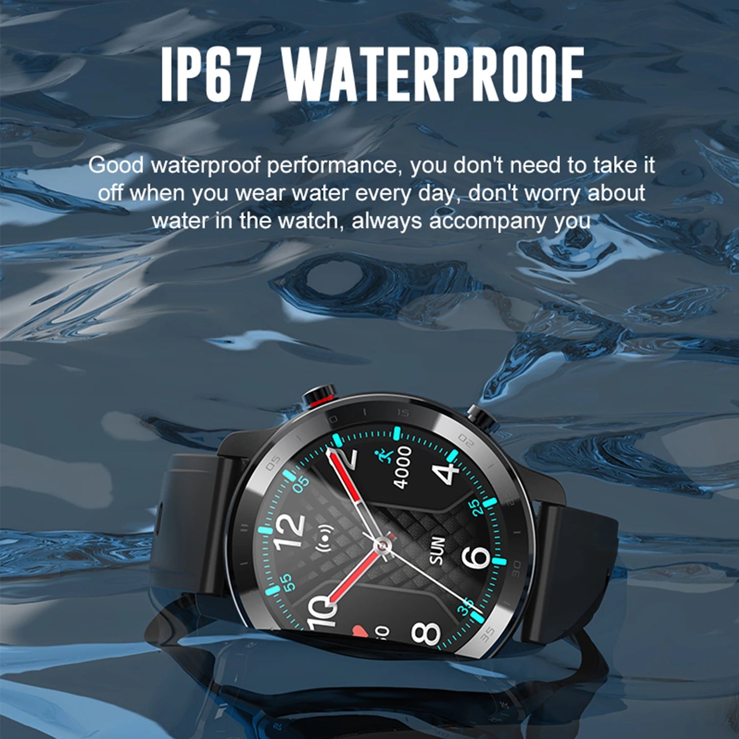 Smart Watch For Men Women HD Color Screen Full Touch Messages Push Heart Rate Monitor Sports Fitness Multi Function Smartwatch