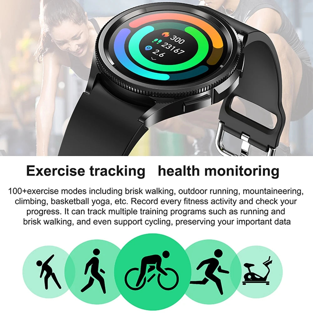 2024 New SmartWatch Men 360 * 360 HD Screen GPS Motion Tracking Waterproof Health Monitoring Bluetooth Call Smart Watch Women
