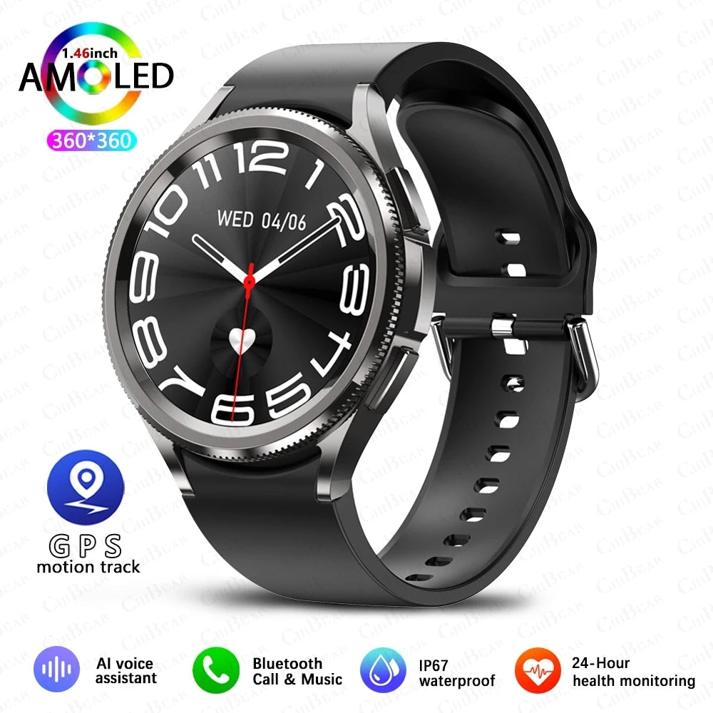 2024 New SmartWatch Men 360 * 360 HD Screen GPS Motion Tracking Waterproof Health Monitoring Bluetooth Call Smart Watch Women