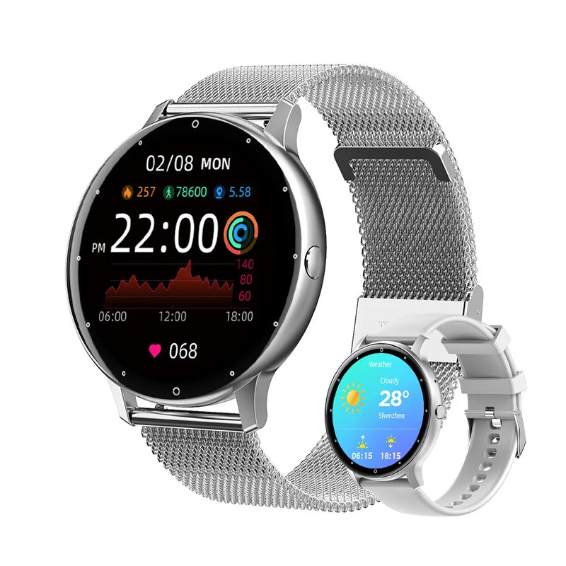 2025 New Smart Watch Men Full Touch Screen Sport Fitness Watch IP67 Waterproof Bluetooth Call For Android ios smartwatch Men+box