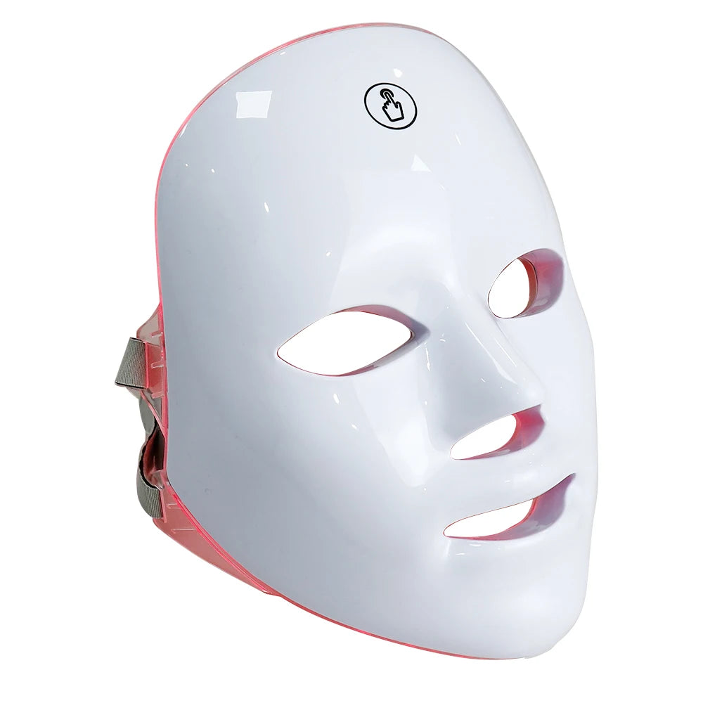 Wireless Facial Neck LED Beauty Machine Skin Tightening Full Face Care Spa Device Relaxation Treatment Anti-Wrinkle Red Light