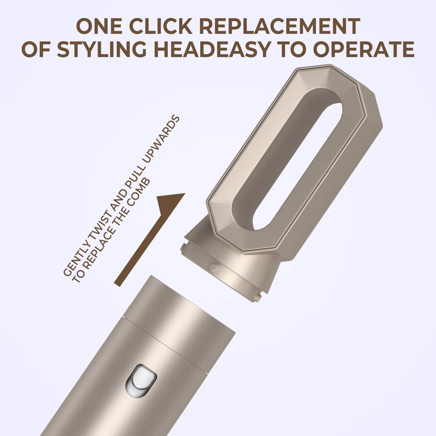 6 In1 Hair Dryer Hot Comb Set Multifunctional Electric Curling Iron Hair Straightener Comb Professional Barber Home Styling Tool