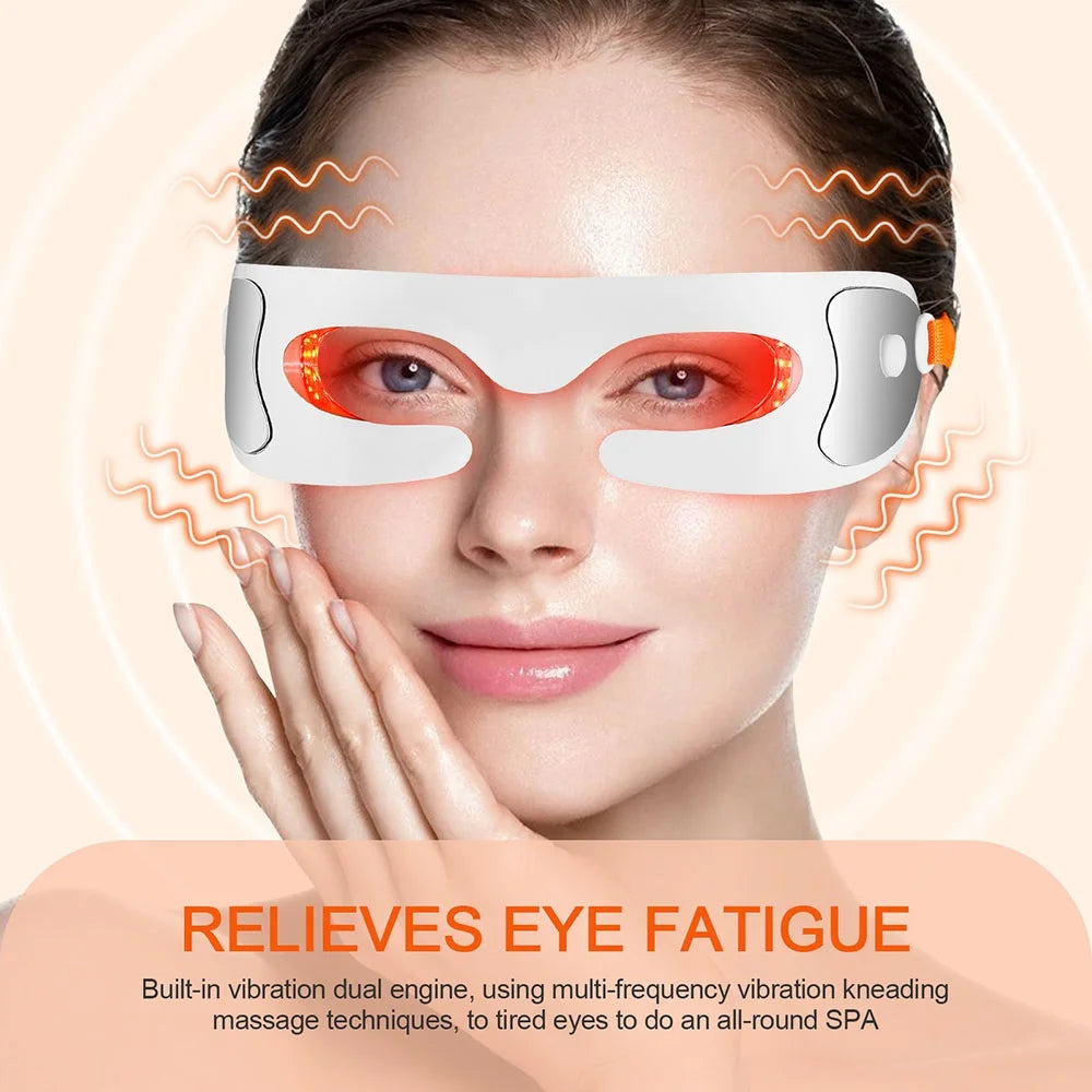 Anti-aging Eye Massager LED Photon Therapy Relax Fatigue Relief Lighten Dark Circles Smooth Eye Fine Line Beauty Eye Care