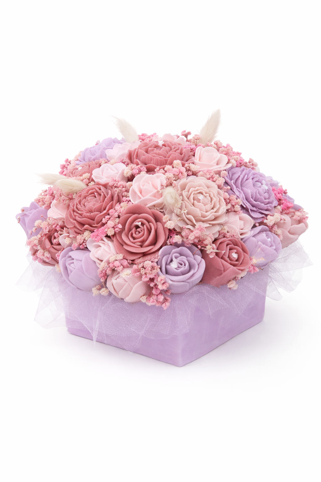 Ultra Luxury 100% Soy Wax Floral Candle Box