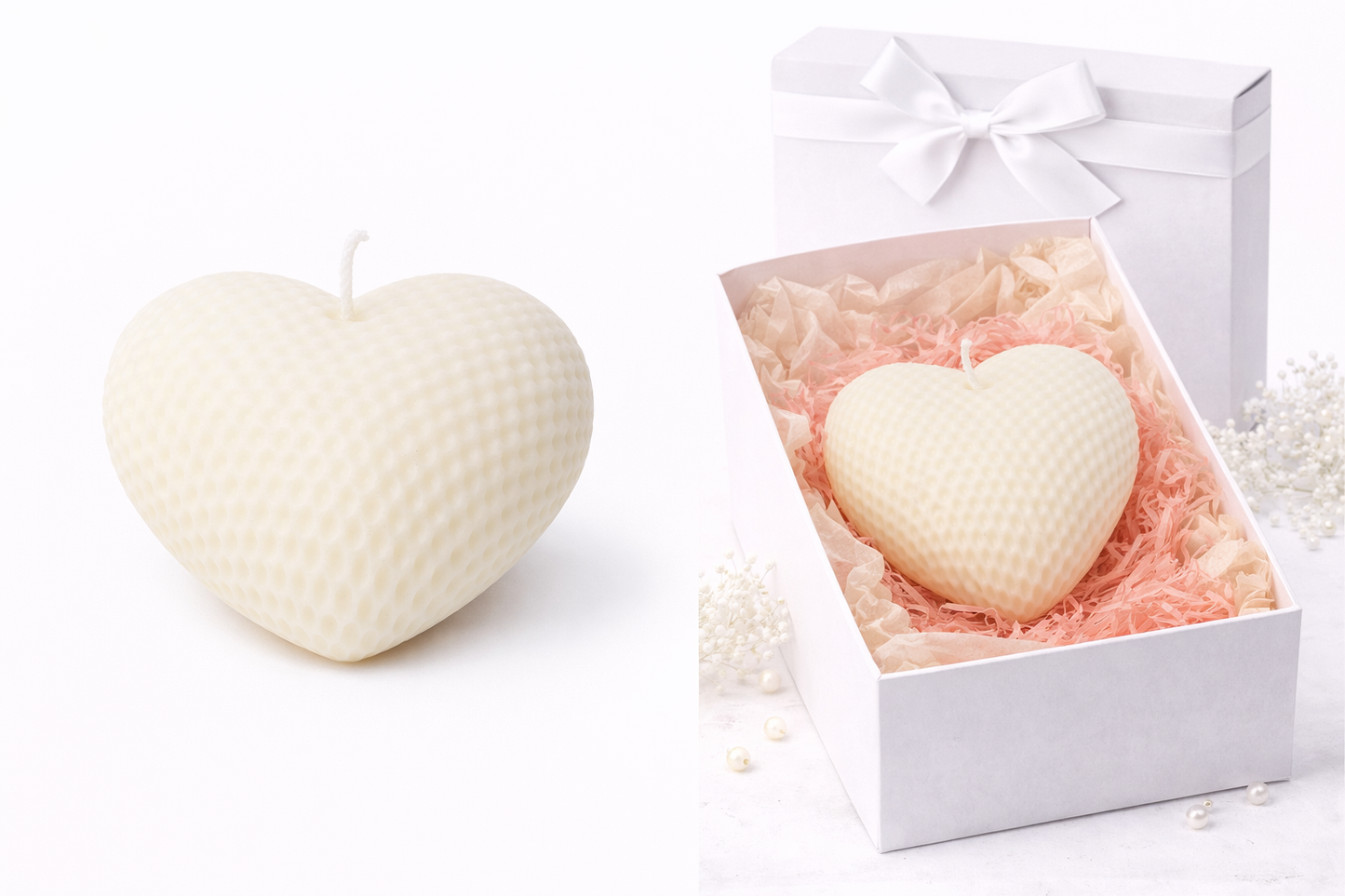 Decorative Heart Candle